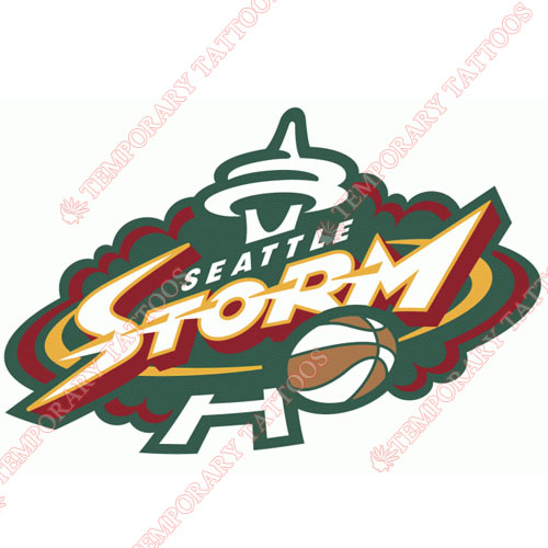 Seattle Storm Customize Temporary Tattoos Stickers NO.8580